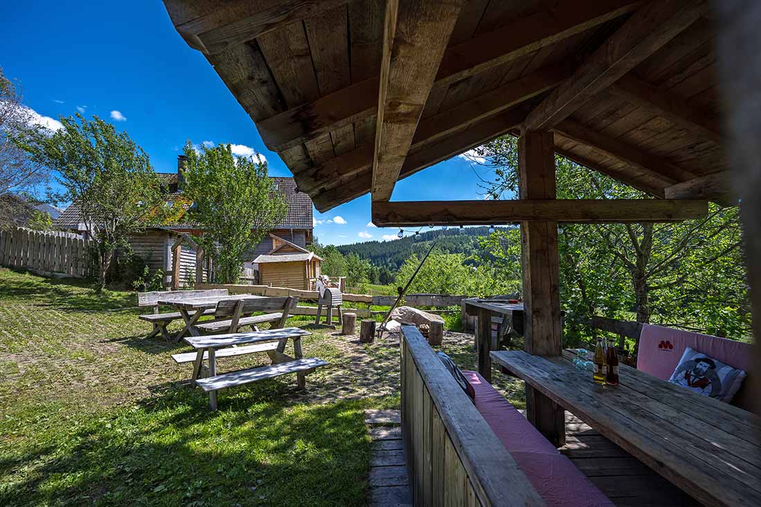 Großer Grillplatz - Familienferien und Kinderparadies auf dem Farnbauernhof in Schönwald im Schwarzwald