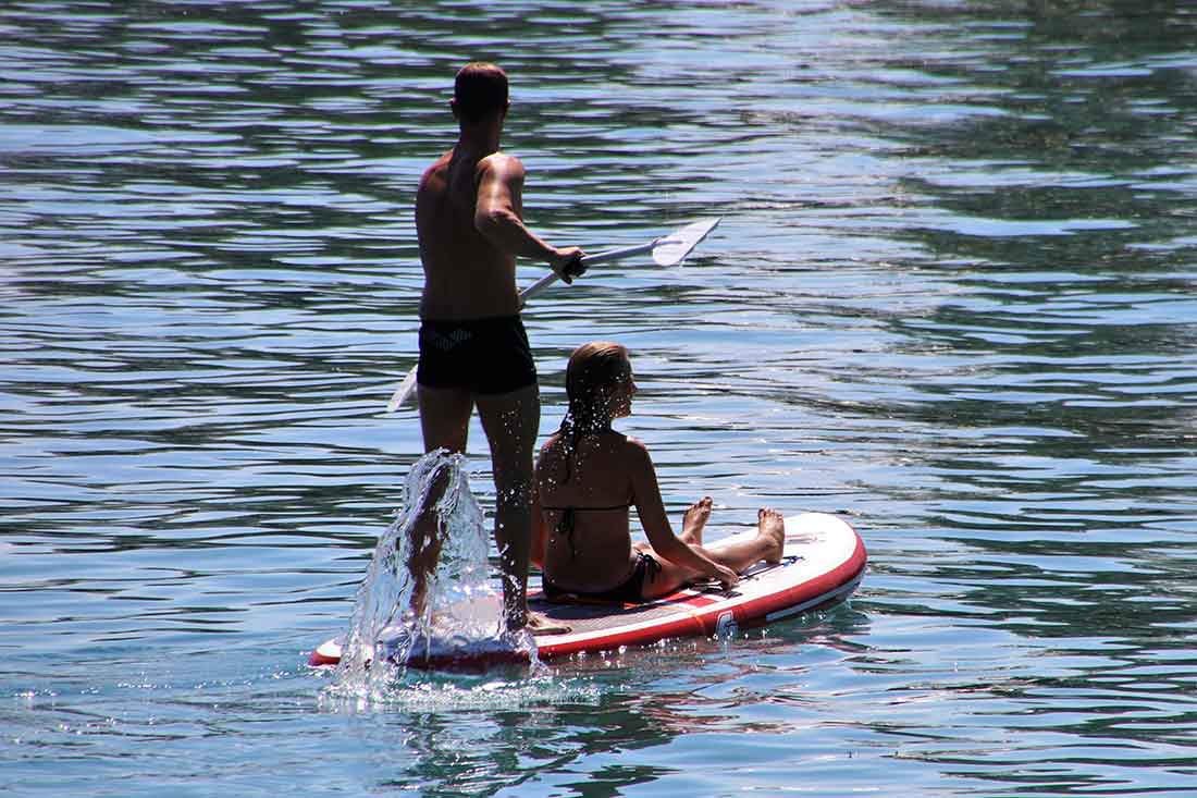 Wassersport im Schwarzwald - Stand Up Paddeling SUP