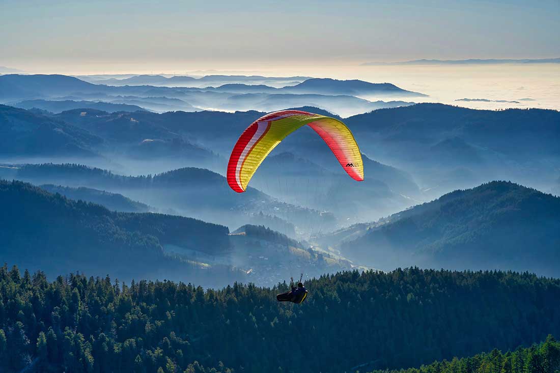 Fliegen im Schwarzwald - Paragliding