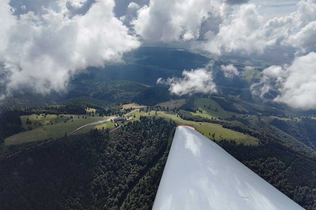 Fliegen im Schwarzwald - Segelfliegen